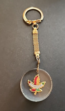 Vintage Canada Maple Leaf Travel Key Chain picture