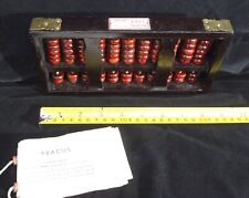 VINTAGE CHINESE DIAMOND BRAND ABACUS 11 RODS+ 77 BEADS  EXCELLENT CONDITION picture