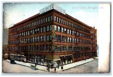 1908 Exterior View Boston Store Milwaukee Wisconsin  WI Antique Vintage Postcard picture