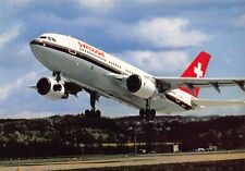 Airline Postcards         SWISSAIR Airbus   A 310 picture