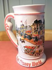 Vintage Walt Disney World Beer Stein Tankard Mug 3D Castle Main Street 6.5