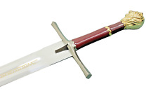 Narnia Sword With Wall Plaque, Handmade Cosplay Sword With Wall Plaque LOTRs picture
