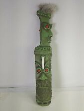 Handmade Tramontina Style Ritual Tribal Knife w/ 2 Faces & Gem Stones picture