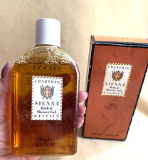 Discontinued CRABTREE & EVELYN SIENNA Mens 8.5 oz. FULL Bottle BATH & SHOWER GEL picture