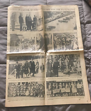 ANTIQUE NEWSPAPER - Evening Star, Washington D.C. March 1929 Hoover Inauguration picture