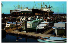 Postcard PIER SCENE Everett Washington WA 6/7 AU5093 picture