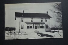 The Russell Farm, Edinburgh Road,  Northville, NY postcard picture