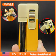 Smoking Pipe Lighter Creative Foldable Metal Lighter Pipe Combination Portable picture