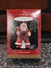 GENUINE Hallmark Keepsake Ornament Bastin Santa's Friend 1997 picture