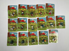 Lot of 16 VTG 1982 Smurf Wallace Peyo Schleich Figure Papa Police On Card Sealed picture