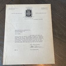 1929 South Texas Commercial National Bank Houston Texas Letterhead picture