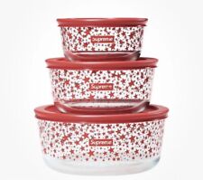 🔥SUPREME x PYREX Bowls Sets Of 3| FW23| Order Confirmed| SOLD OUT US SELLER picture