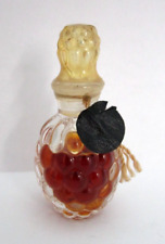 Vintage Jean Patou France Perfume Miniature Crystal Raspberry Flacon/Bottle picture