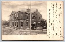 Public School Building Franklin Furnace New Jersey NJ 1906 Postcard picture