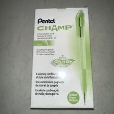 Pentel Champ Automatic Pencil, 0.7mm, Light Green Barrel, Box of 12 (AL17K) picture