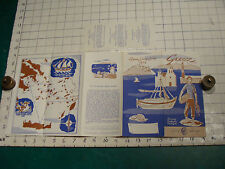  GREAT VINTAGE  brochure: Greece 1954 Aegean Spring Cruises picture