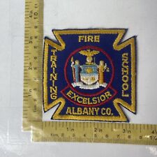 Vintage Patch Albany Fire School Training Free US Shipping picture