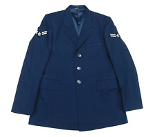 US Air Force Jacket 41 Long Blue 1620 Service Dress Coat Poly/Wool Serge Uniform picture