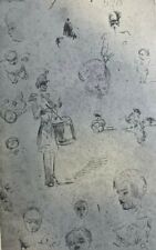 1910 First Drawings of Artist James McNeil Whistler illustrated picture