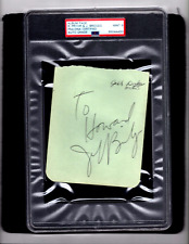 Richard Pryor & Jeff Bridges PSA 💎MINT 9 Signed Autograph Auto Cut Slab picture