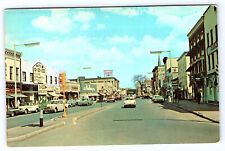 Westfield Massachusetts Mass ma Elm Street Scene View postcard B287 picture