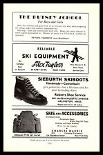 1942 Sieburth Snow Skis Boots & Bergans Type Ski Packs Rucksack Vintage Print Ad picture