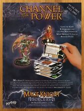 2004 Mage Knight Miniatures Game Sorcery Print Ad/Poster Fantasy Figures Art 00s picture