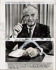 1964 Press Photo Senator Barry Goldwater Votes Against Civil Rights Bill picture