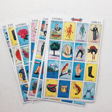Loteria Mexicana.Don Clemente La Original 10 playing boards, 54 playing cards. picture