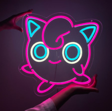 JIGGLYPUFF NEON LIGHTS LED SIGN RAVE Decor Gift HOME ART OFFICE SALON GAME NIGHT picture