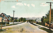 A Fine Residence Street, Medford, Oregon OR - 1911 Vintage Postcard picture