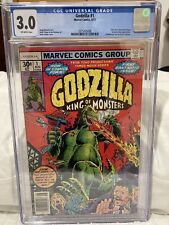 Godzilla #1 (August 1977, Marvel Comics) Rare, CGC Graded (3.0) picture