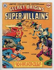 Secret Origins of Super-Villains DC Treasury Edition C-39 VG- 3.5 1975 picture