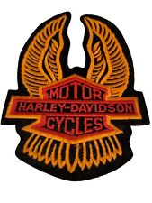 Vintage 1940's Harley Davidson Wing Patch 5 x 8 Motor Harley Davidson Cycles picture