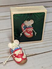 Hallmark Mouse Keepsake Holiday Ornament Sneaker Mouse Vintage picture