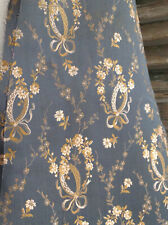 Exquisite Antique Navy Silk Victorian Edwardian  Dress Large Fragment Bows Rose picture