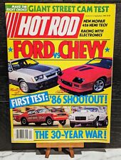 September 1985 Hot Rod Magazine, Ford vs Chevy  picture