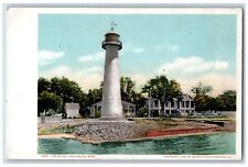 Biloxi Mississippi MS Postcard View Of The Biloxi Light Lighthouse 1950 Vintage picture