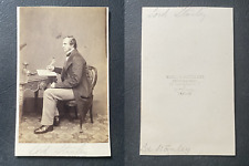Lord Stanley, Lord Derby, Edward Henry Stanley, 15th Earl of Derby, Vintage cdv  picture