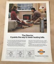 Kero-Sun heater ad 1981 original vintage print 1980s retro home style kerosene picture