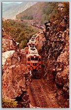 Postcard Maine Central Railroad Train RY-2 Crawford Notch NH C52 picture