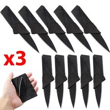 x3 Lot Credit Card Thin Knives Cardsharp Wallet Folding Pocket Micro Knife picture
