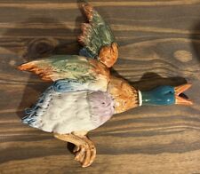 VINTAGE BESWICK Made In England Duck Flying Mallard Large 596-0 Wall Plaque picture