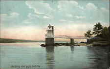 Bath Maine ME Lighthouse 1900s-10s Postcard picture