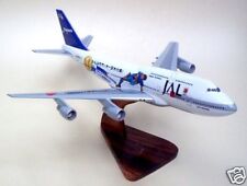 B-747-400 JAL Soccer Boeing Airplane Mahogany Wood Model Small New picture