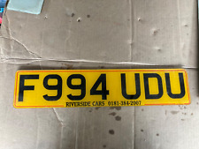 British English United Kingdom license plate picture