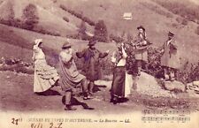 CPA 63 AUVERGNE Puy de Dôme - dancers of BOURREE AUVERGNATE musicians 1919 picture