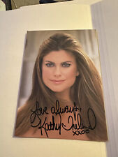 Kathy Ireland signed photo Super Model SI Sports Illustrated Swimsuit picture