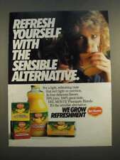 1986 Del Monte Pineapple Blends Juice Ad - Refresh Yourself picture