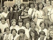 N7 Photograph 1923 Girls Physical Education Class School Photo Girls  picture